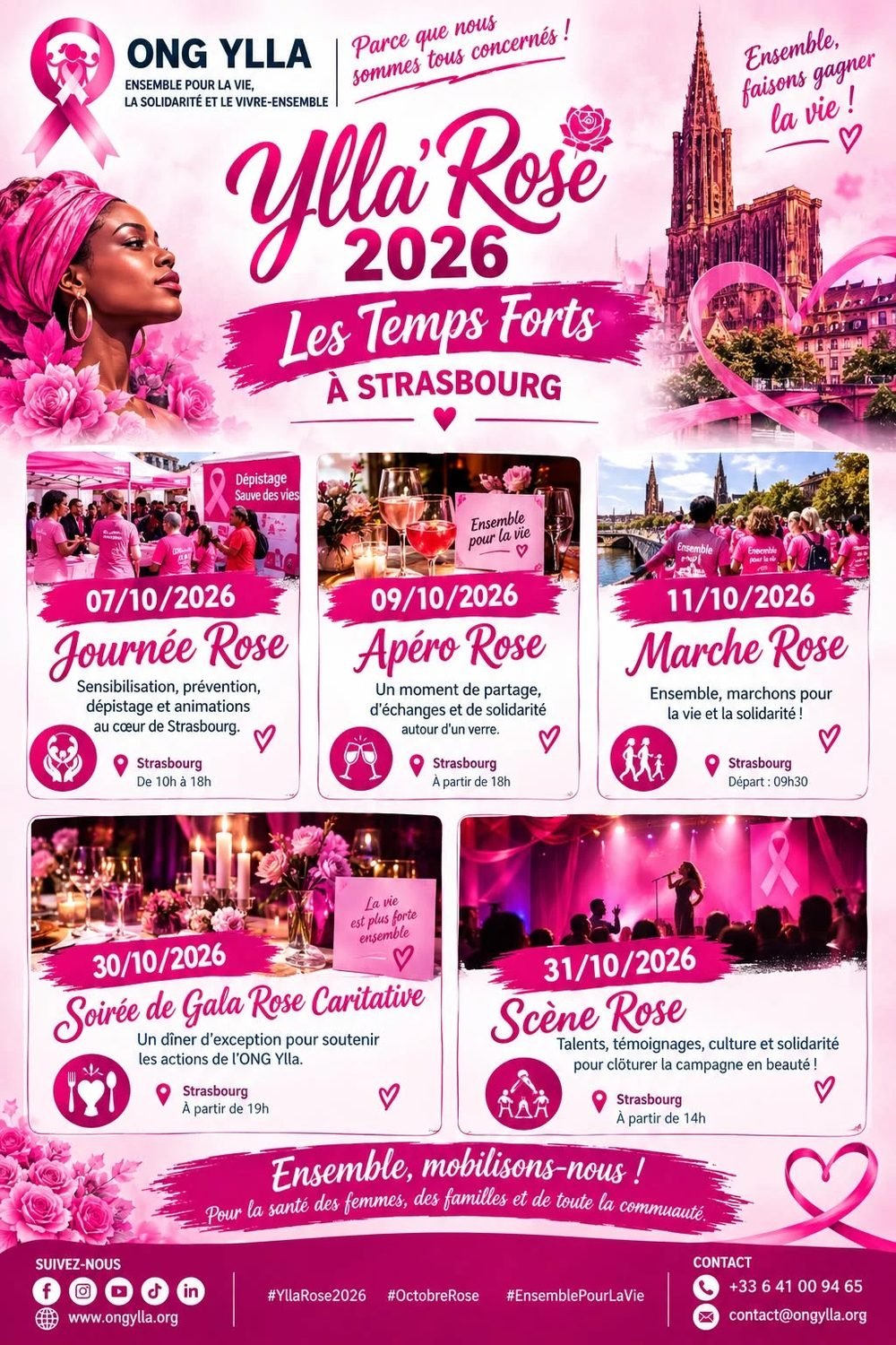 Programme Ylla’Rose 2026 — Les Temps Forts à Strasbourg