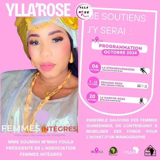 Nous soutenons et nous y serons – Madame SOUMAH M’mah Youla